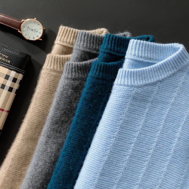 Merino wool o - neck sweater - Antonios