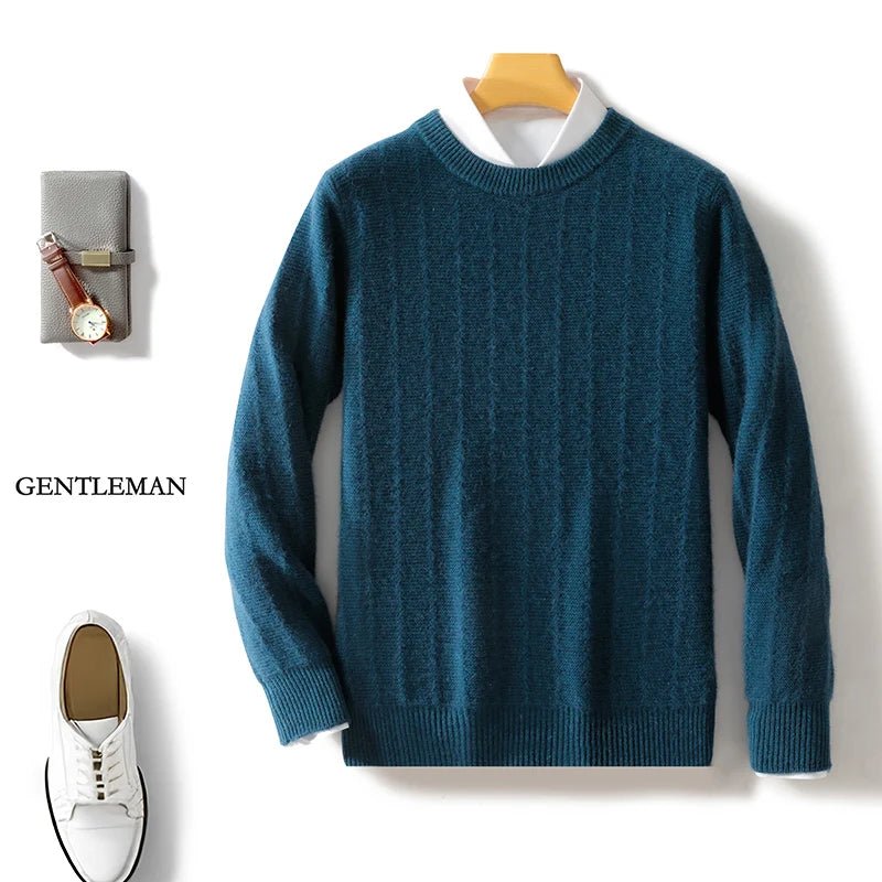 Merino wool o - neck sweater - Antonios