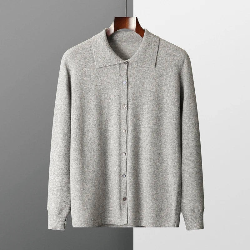 Merino wool smart - casual cardigan - Antonios