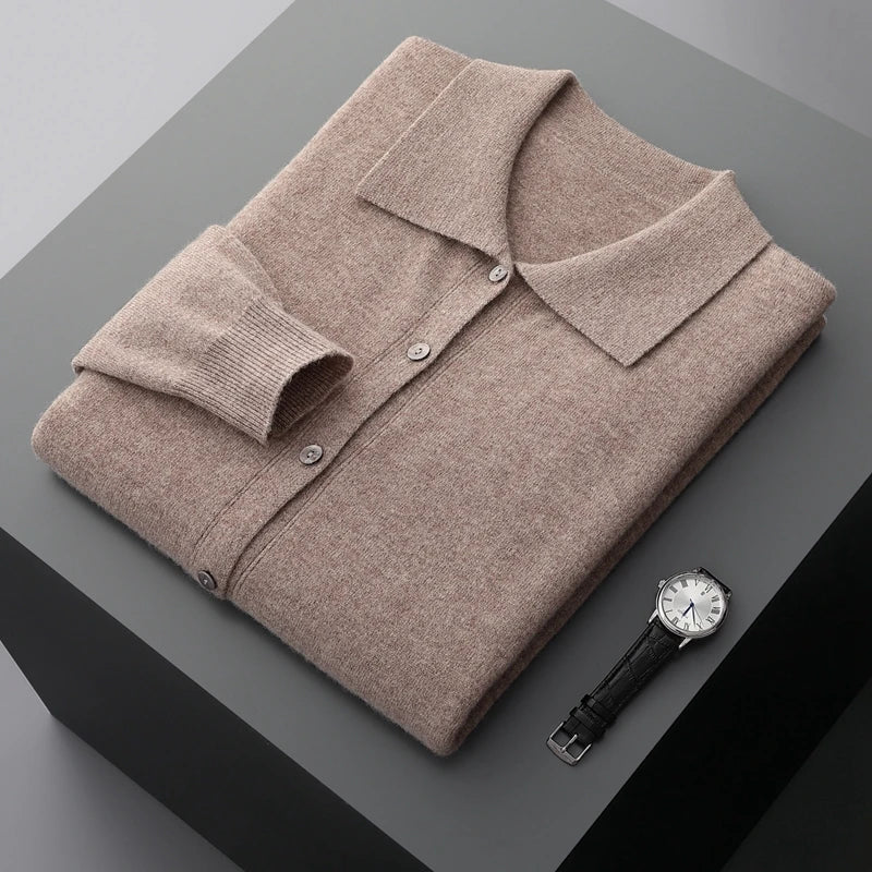 Merino wool smart - casual cardigan - Antonios