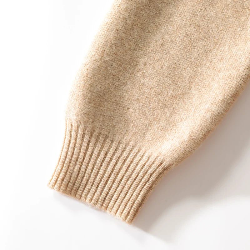 Merino wool smart fit zipper sweater - Antonios