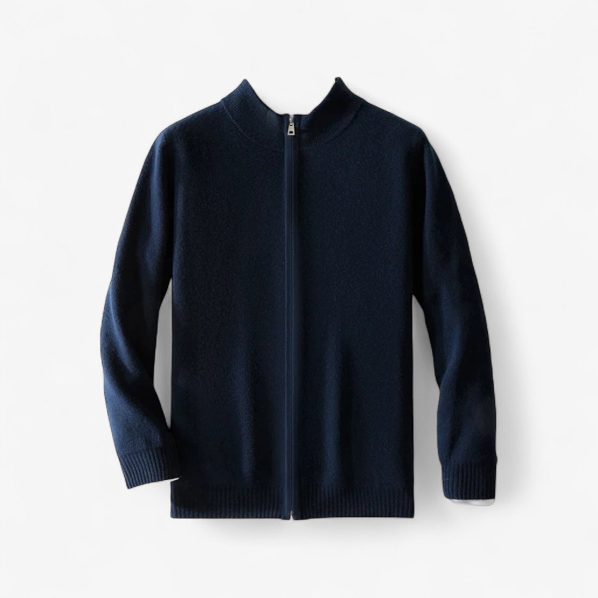 Merino wool smart fit zipper sweater - Antonios