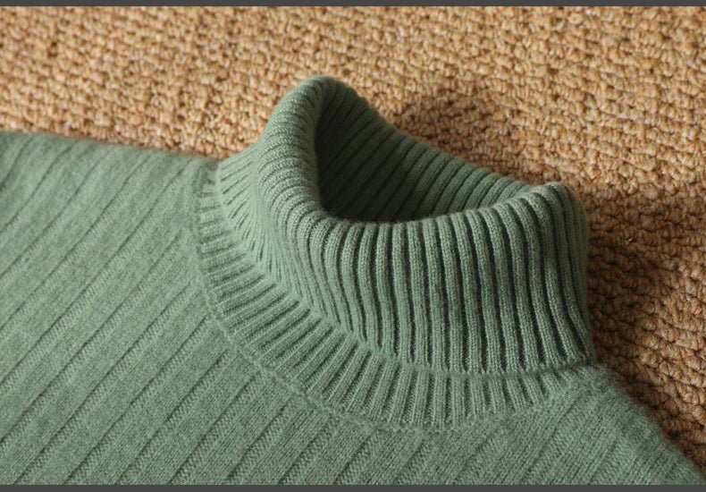Merino wool winter turtleneck sweater - Antonios
