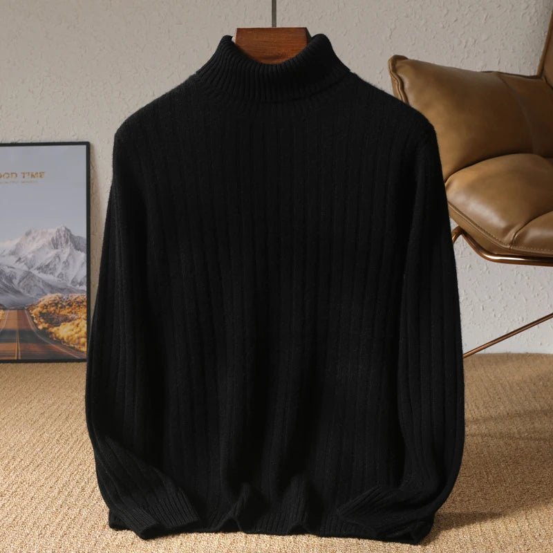 Merino wool winter turtleneck sweater - Antonios