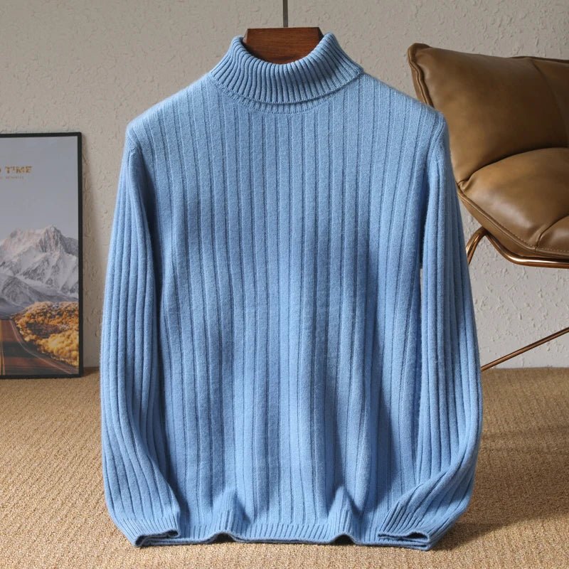 Merino wool winter turtleneck sweater - Antonios