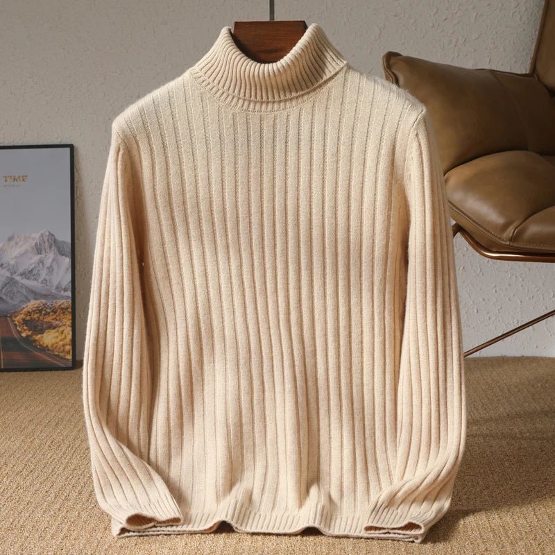 Merino wool winter turtleneck sweater - Antonios