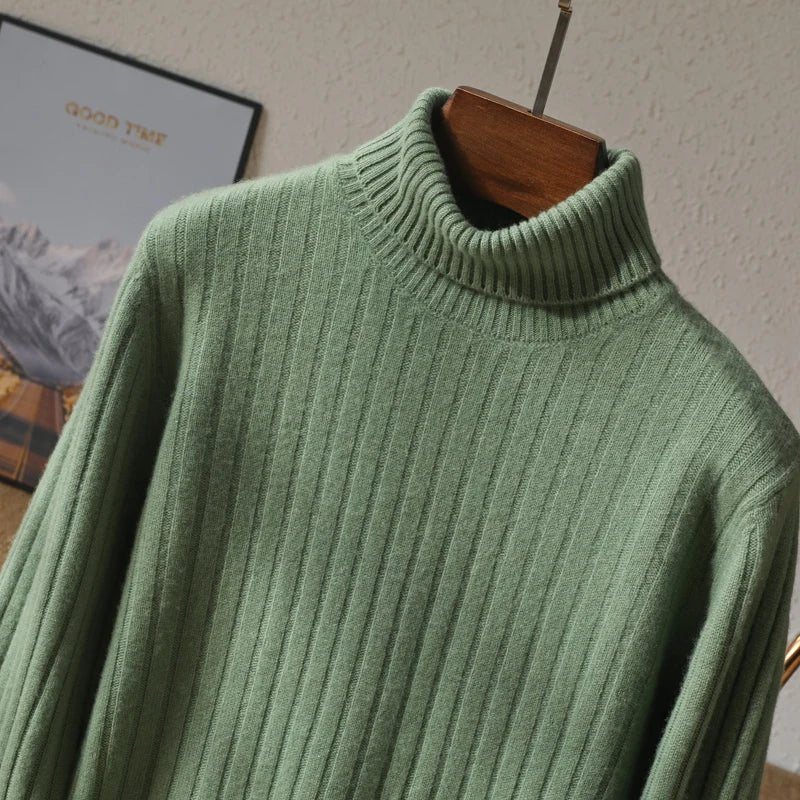Merino wool winter turtleneck sweater - Antonios