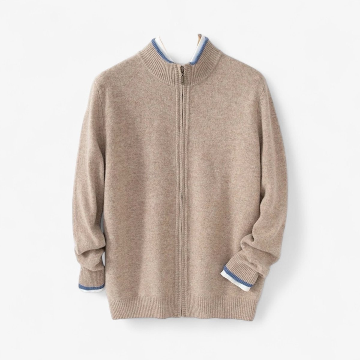 Merino wool zipper sweater - Antonios