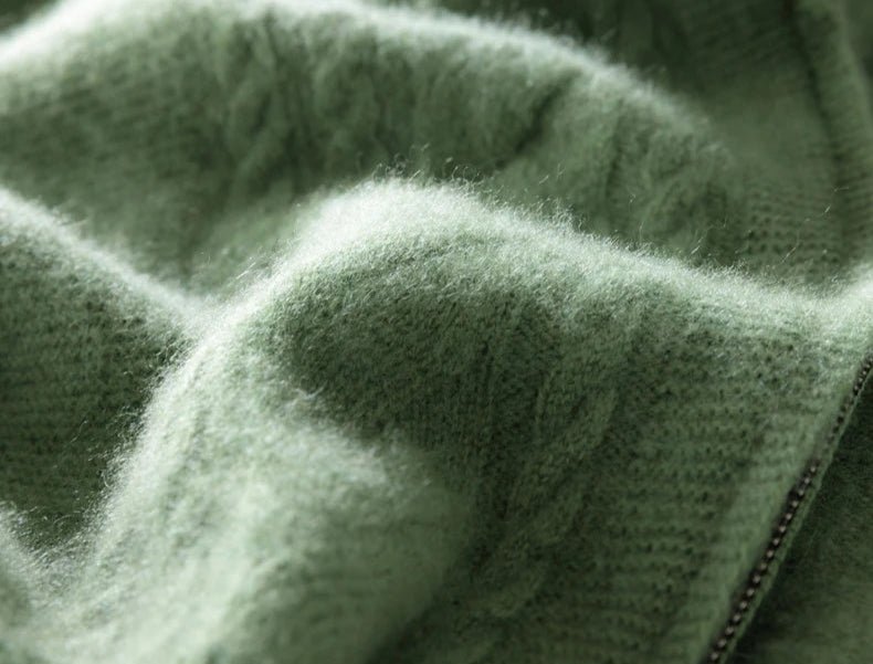 Mock collar sweater merino wool - Antonios