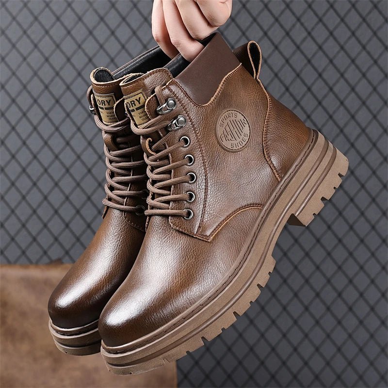 Motorcycle leather winter boots - Antonios