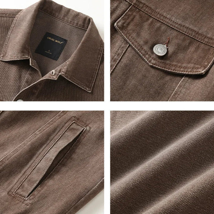 New york autumn denim jacket - Antonios