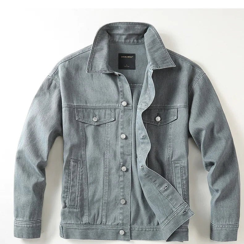 New york autumn denim jacket - Antonios