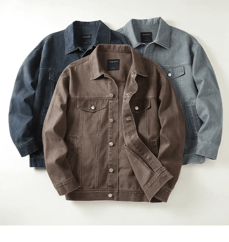 New york autumn denim jacket - Antonios