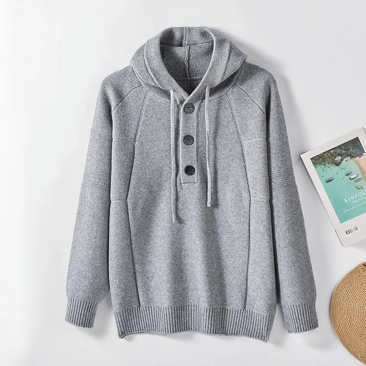 New yorker hooded sweater - Antonios