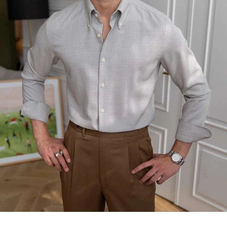 Office casual long - sleeve shirt - Antonios