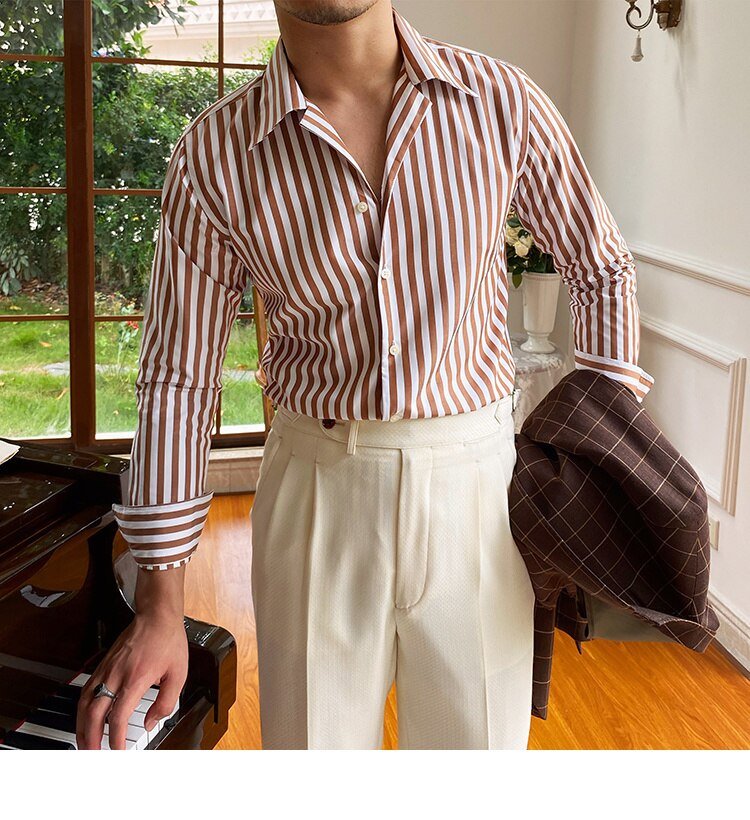 Office Formal Striped Shirt - Antonios