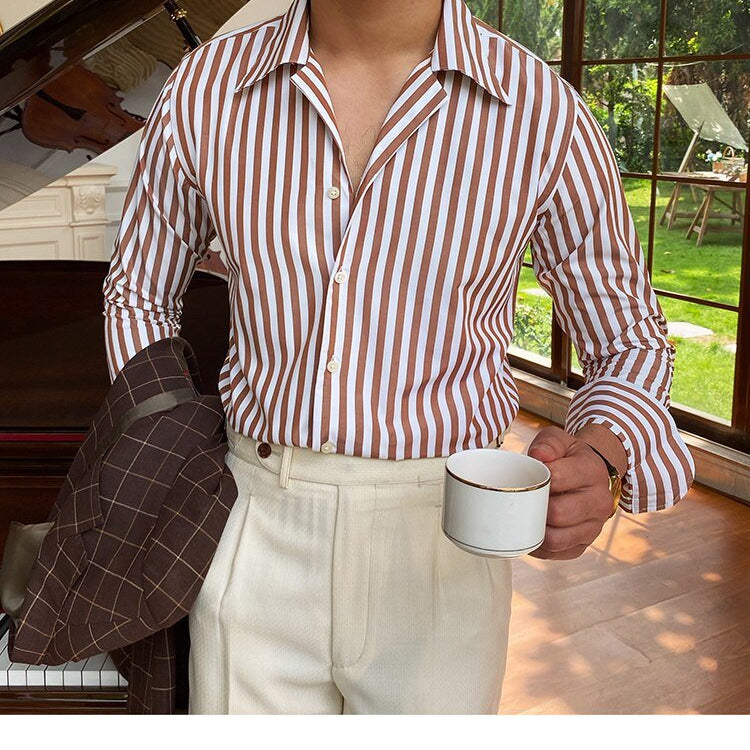 Office Formal Striped Shirt - Antonios