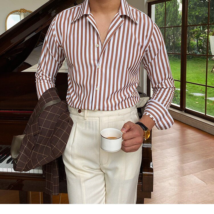 Office Formal Striped Shirt - Antonios