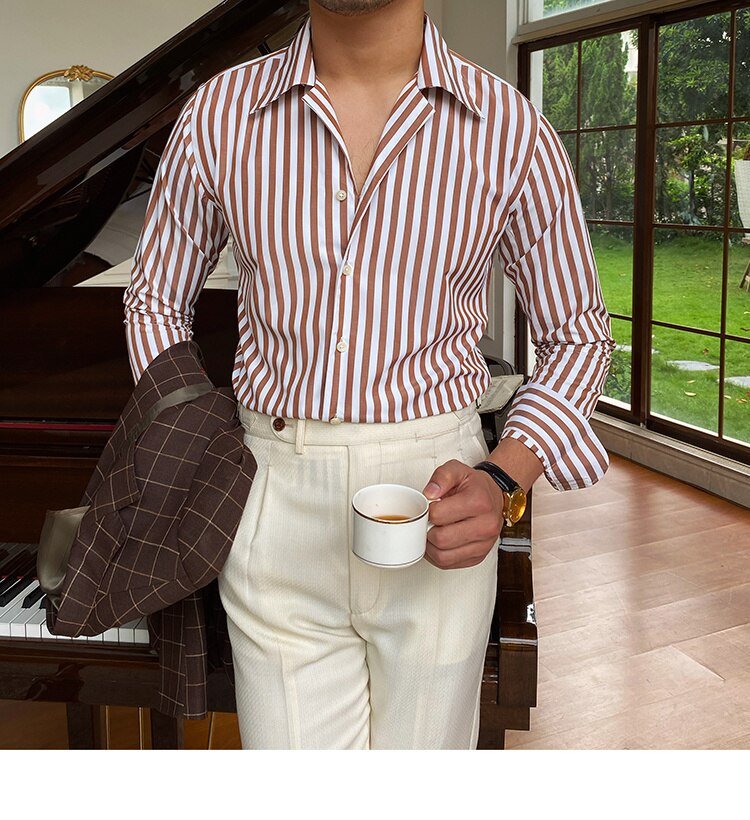 Office Formal Striped Shirt - Antonios