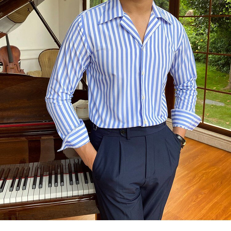 Office Formal Striped Shirt - Antonios