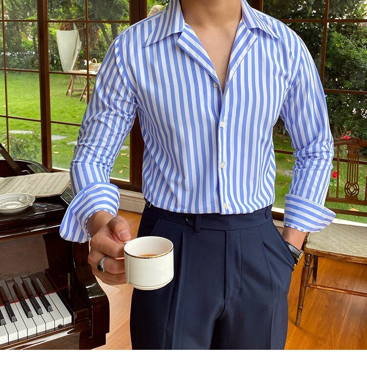 Office Formal Striped Shirt - Antonios