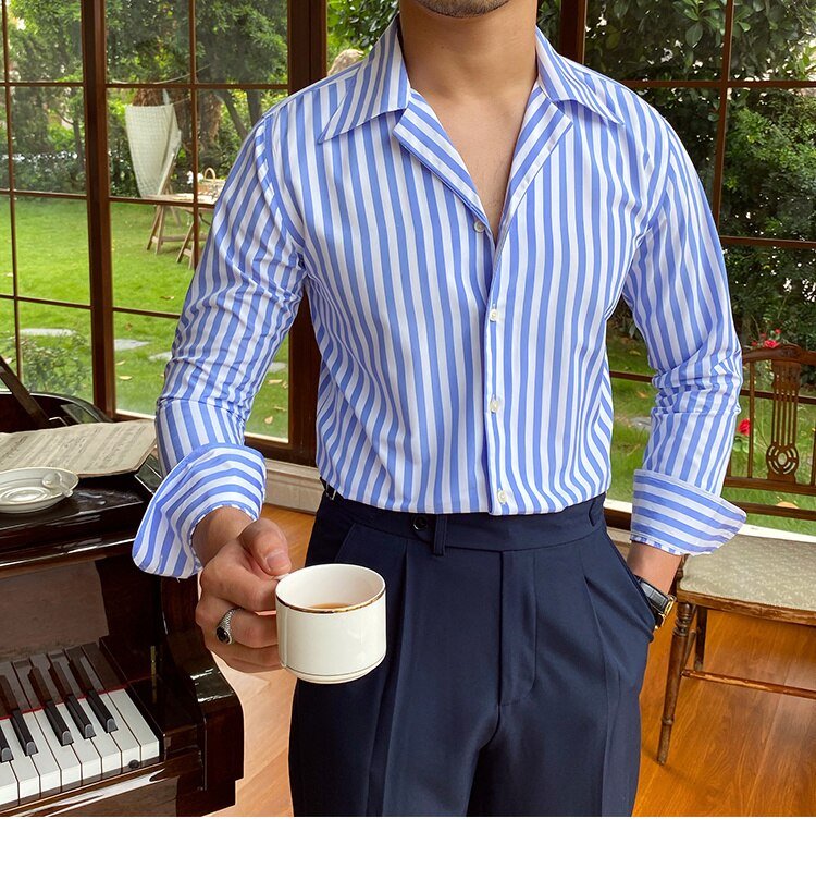 Office Formal Striped Shirt - Antonios