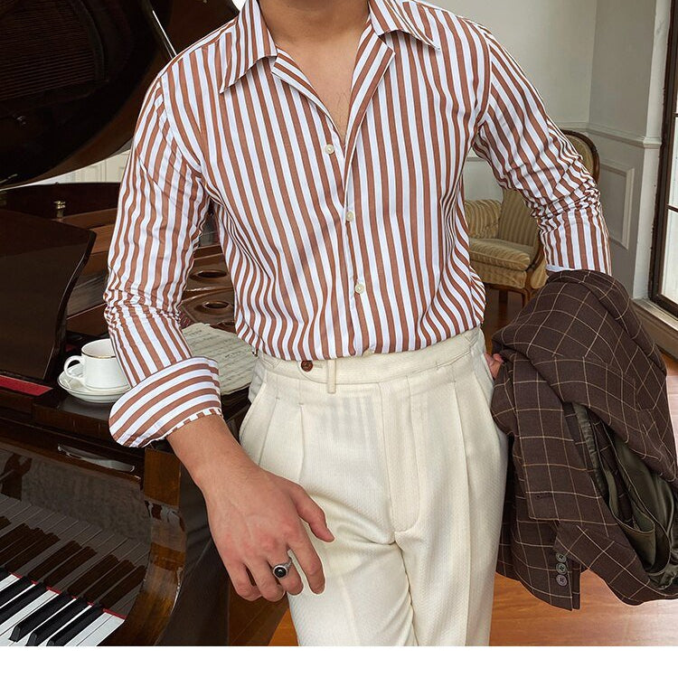 Office Formal Striped Shirt - Antonios