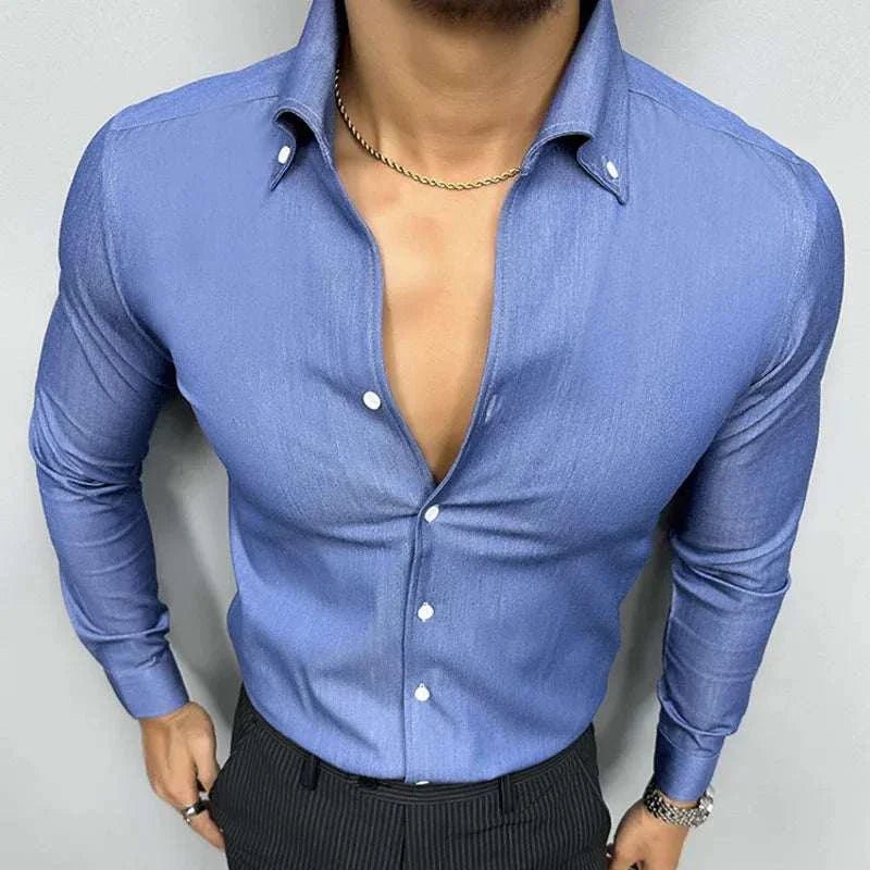 Office outfit suit long sleeve shirt - Antonios