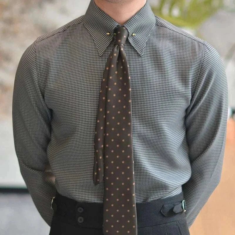 Office tuxedo long - sleeve shirt - Antonios