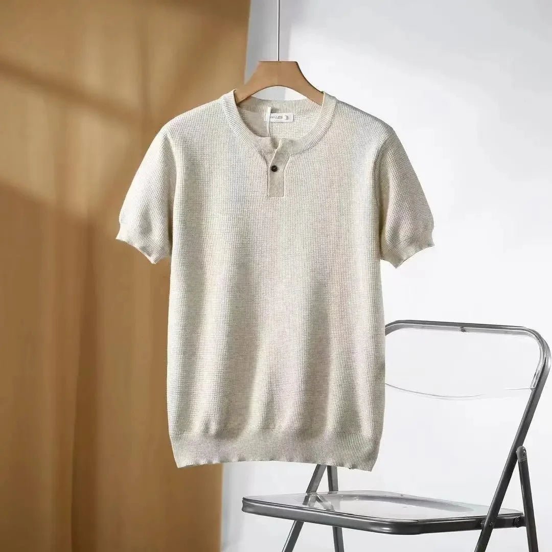 Old money casual elegant polo t-shirt - Antonios