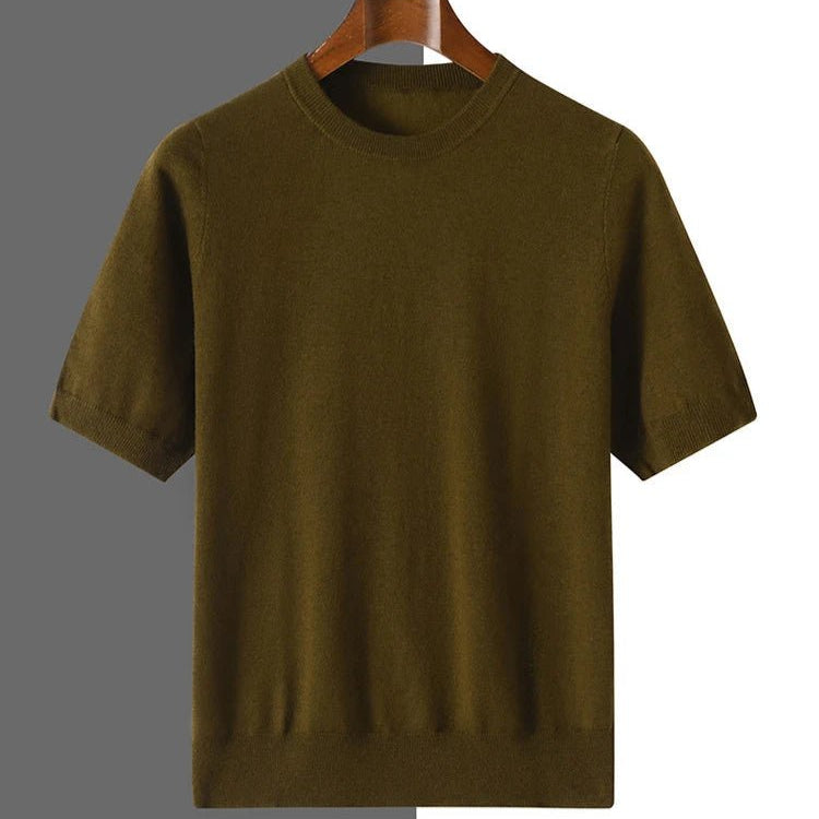 Old money merino wool t-shirt - Antonios