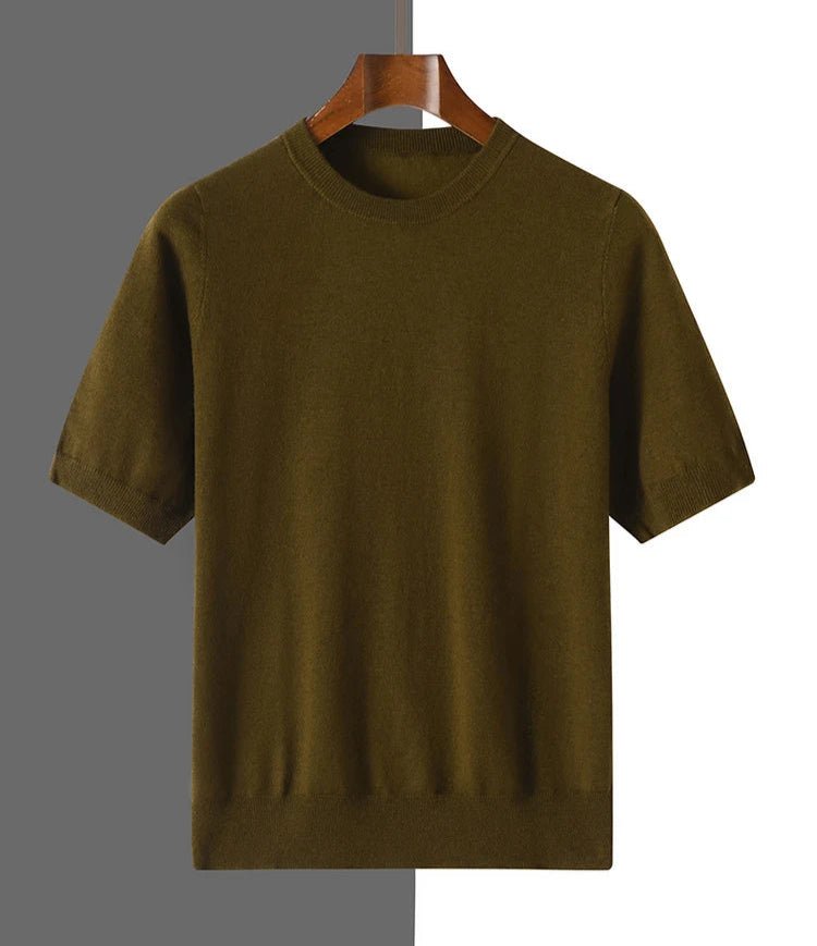 Old money merino wool t-shirt - Antonios