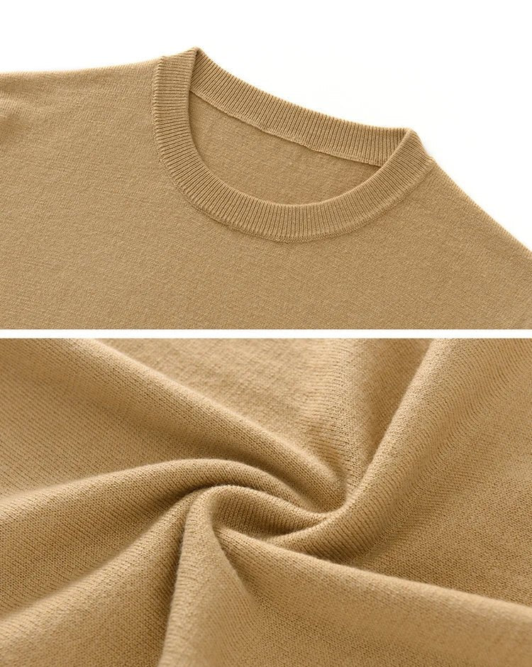 Old money merino wool t-shirt - Antonios