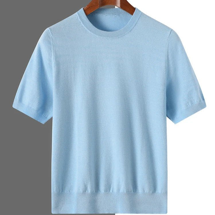 Old money merino wool t-shirt - Antonios