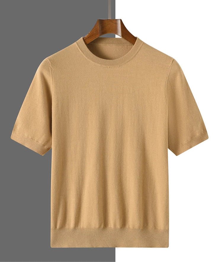 Old money merino wool t-shirt - Antonios