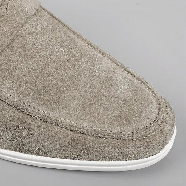 Old money soft suede casual loafer - Antonios