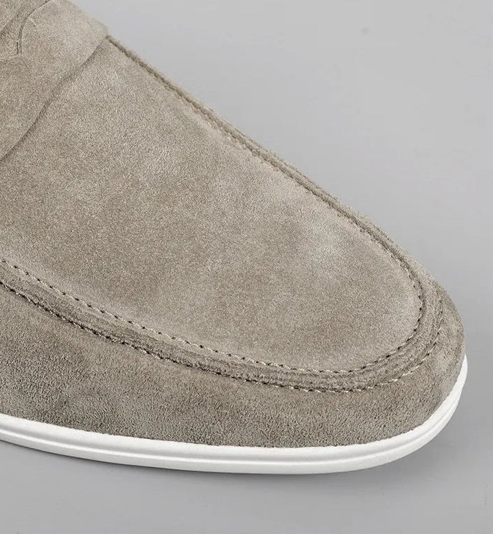 Old money soft suede casual loafer - Antonios