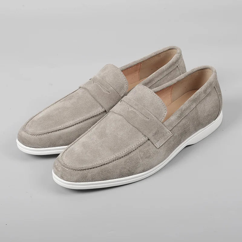 Old money soft suede casual loafer - Antonios