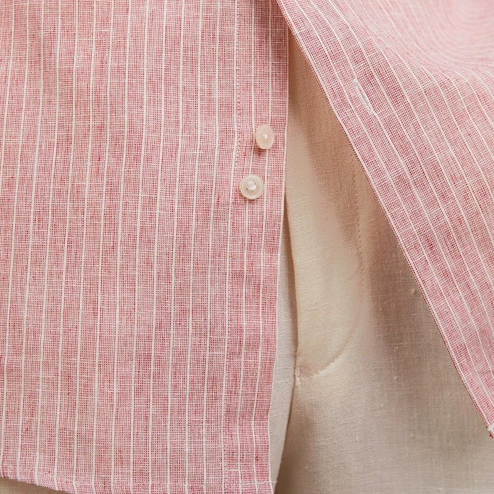 Old money striped linen shirt - Antonios