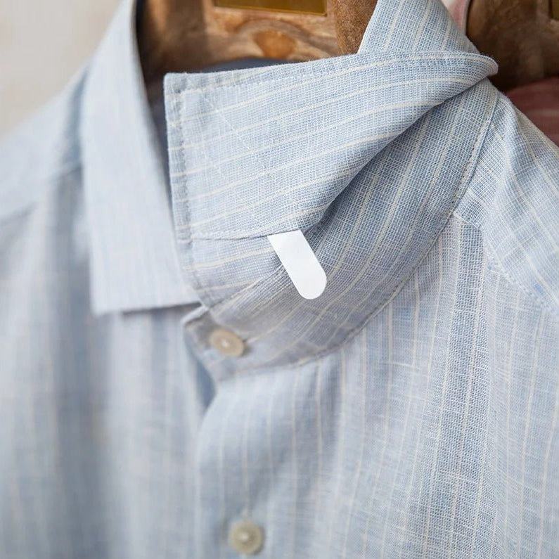 Old money striped linen shirt - Antonios