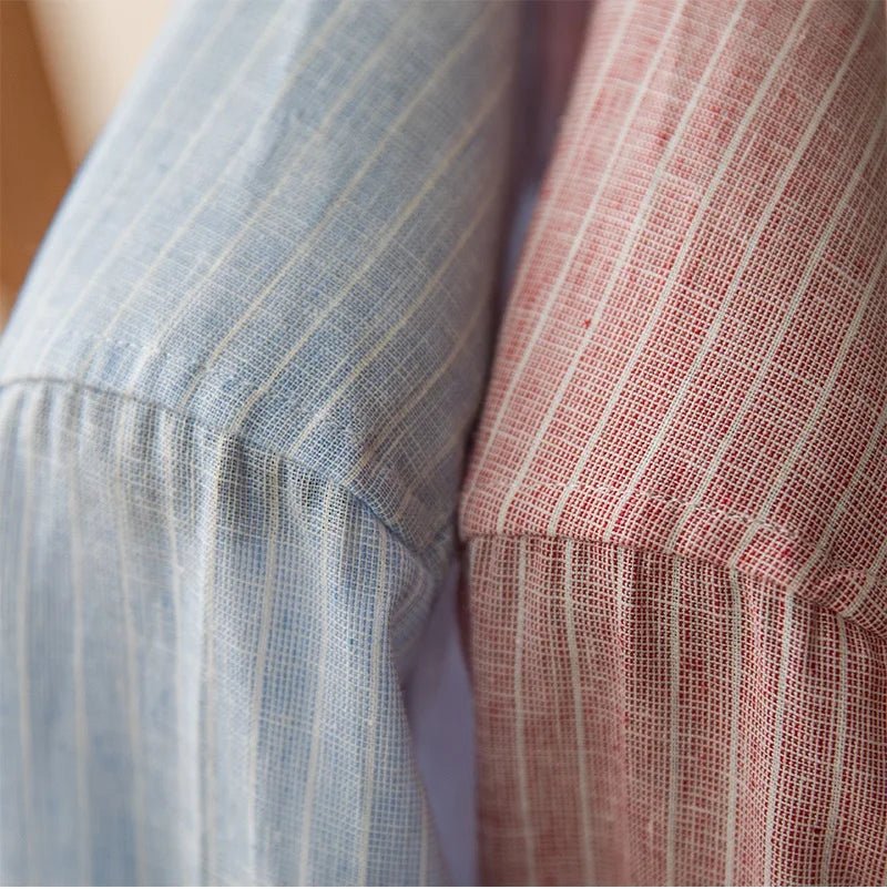 Old money striped linen shirt - Antonios