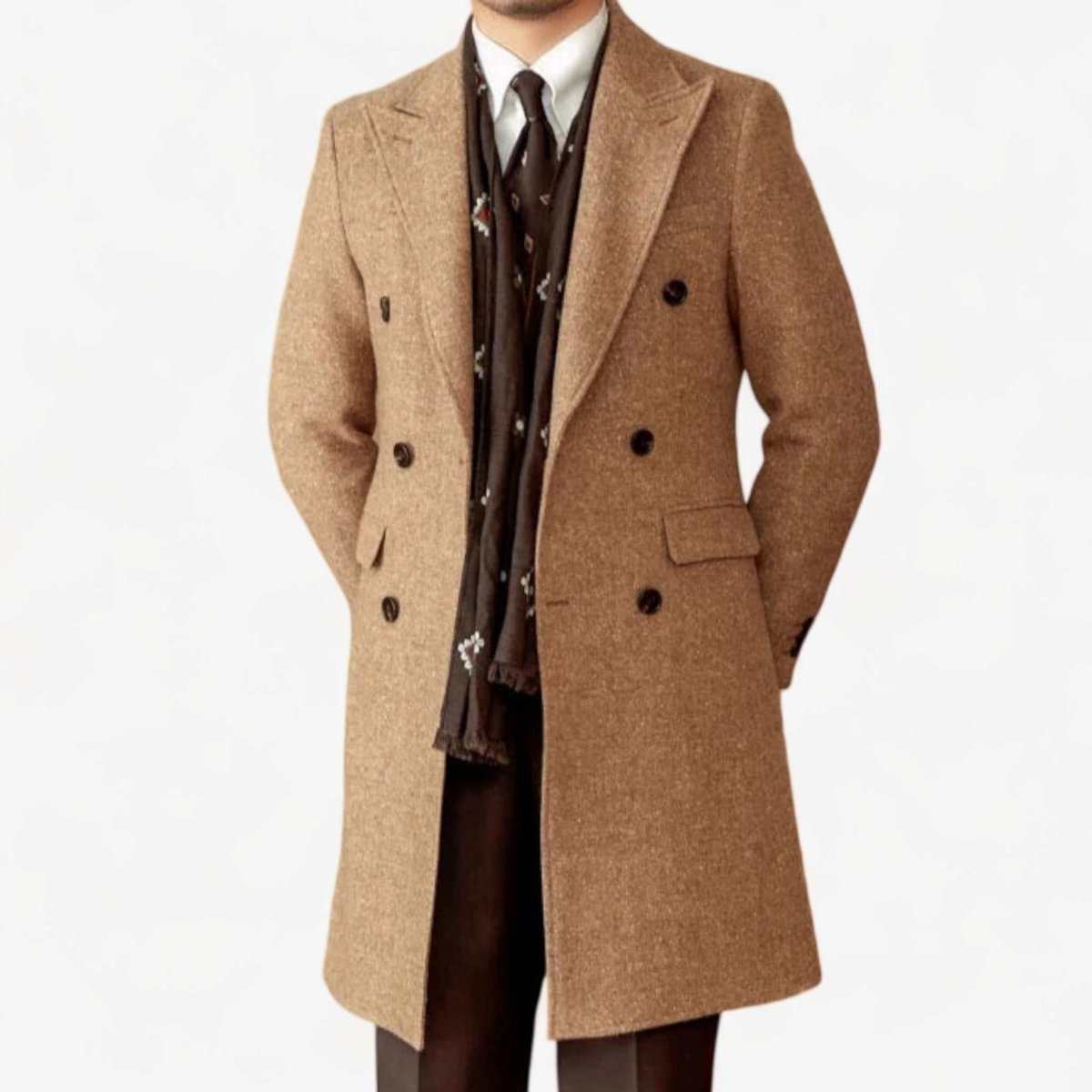 Old money wool premium coat - Antonios