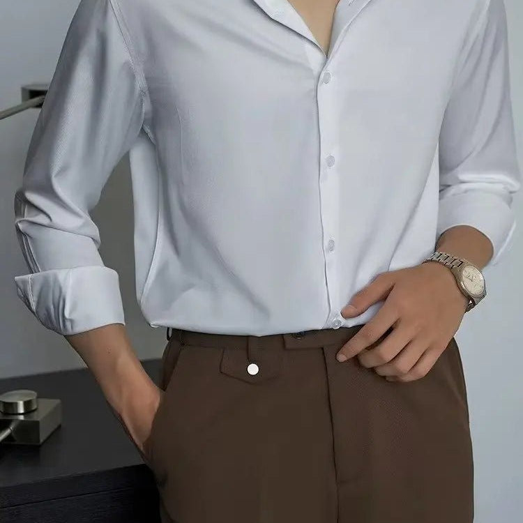 Oversized Korean shirt chic autumn fashion - Antonios