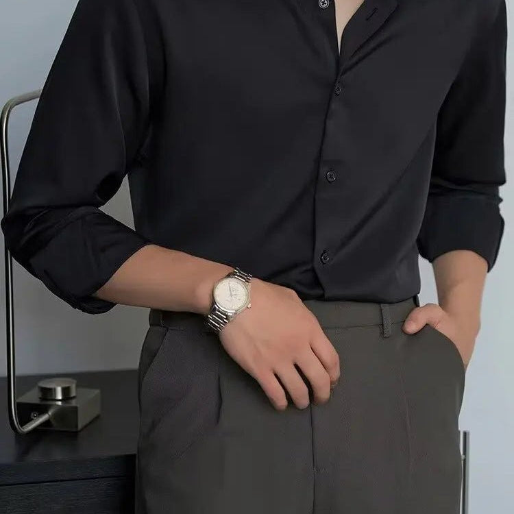 Oversized Korean shirt chic autumn fashion - Antonios