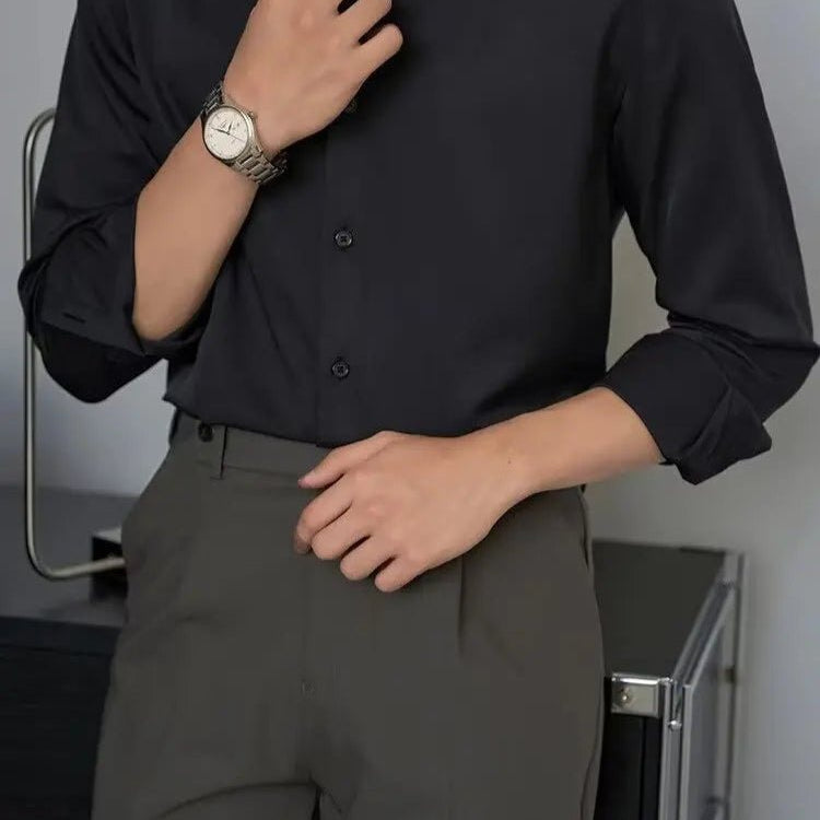 Oversized Korean shirt chic autumn fashion - Antonios