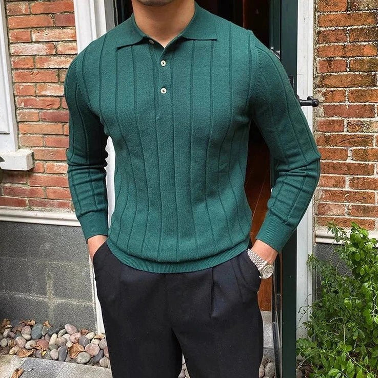 Oxford polo sweater - Antonios