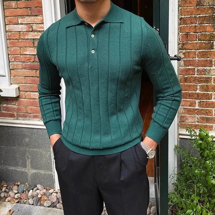 Oxford polo sweater - Antonios