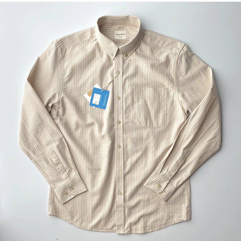 Oxford striped office shirt - Antonios