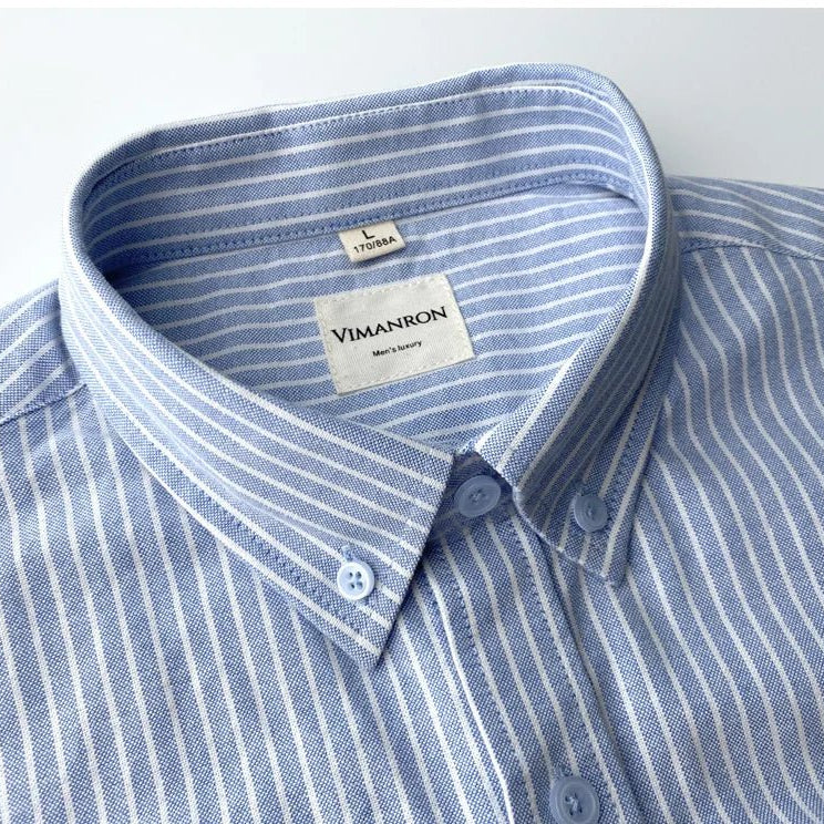 Oxford striped office shirt - Antonios