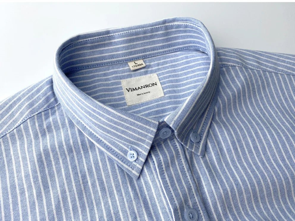 Oxford striped office shirt - Antonios